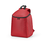 Mochila térmica em poliéster reciclado com fecho duplo 12L cor vermelho