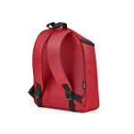 Mochila térmica em poliéster reciclado com fecho duplo 12L cor vermelho segunda vista