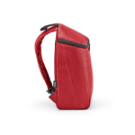 Mochila térmica em poliéster reciclado com fecho duplo 12L cor vermelho terceira vista 