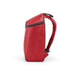 Mochila térmica em poliéster reciclado com fecho duplo 12L cor vermelho quarta vista 