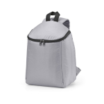 Mochila térmica em poliéster reciclado com fecho duplo 12L cor cinzento