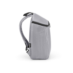 Mochila térmica em poliéster reciclado com fecho duplo 12L cor cinzento terceira vista 