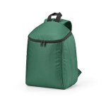 Mochila térmica em poliéster reciclado com fecho duplo 12L cor verde
