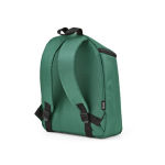 Mochila térmica em poliéster reciclado com fecho duplo 12L cor verde segunda vista
