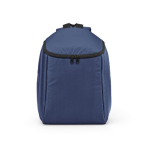 Mochila térmica em poliéster reciclado com fecho duplo 12L cor azul-marinho vista frontal 