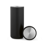 Copo de viagem de parede dupla em aço inoxidável reciclado 500ml cor preto segunda vista