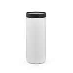 Copo de viagem de parede dupla em aço inoxidável reciclado 500ml cor branco