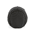 Saco de ginásio em nylon reciclado com compartimento para calçado cor preto terceira vista 