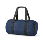 Saco de ginásio em nylon reciclado com compartimento para calçado cor azul-marinho segunda vista