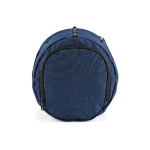 Saco de ginásio em nylon reciclado com compartimento para calçado cor azul-marinho terceira vista 