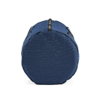 Saco de ginásio em nylon reciclado com compartimento para calçado cor azul-marinho quarta vista 