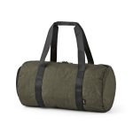 Saco de ginásio em nylon reciclado com compartimento para calçado cor verde-escuro