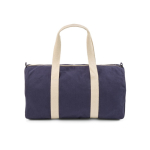 Saco desportivo ideal para o ginásio em tecido ecológico 30L cor azul-marinho vista traseira 
