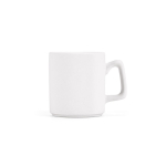 Caneca de cerâmica com superfície lisa e acabamento mate 260ml cor branco segunda vista