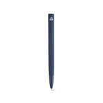 Caneta de pressão alumínio reciclado acabamento brilhante e tinta azul cor azul-marinho vista traseira 