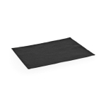 Individual de mesa em lona reciclada 45 x 33 cm e 180 g/m² cor preto