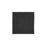 Individual quadrado em lona reciclada 30 x 30 cm e 180 g/m2 cor preto segunda vista