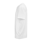 T-shirt unissexo ecológica de manga curta com gola redonda 140 g/m2 cor branco terceira vista 