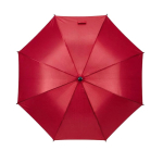 Guarda-chuva em pongee com abertura automática e 8 painéis ø106 cor vermelho vista frontal 