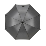 Guarda-chuva em pongee com abertura automática e 8 painéis ø106 cor cinzento-escuro vista frontal 