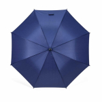 Guarda-chuva em pongee com abertura automática e 8 painéis ø106 cor azul-marinho quinta vista 