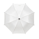 Guarda-chuva automático anti-tempestade em plástico reciclado ø101 cor branco vista frontal 