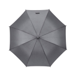 Guarda-chuva automático anti-tempestade em plástico reciclado ø101 cor cinzento-escuro vista frontal 