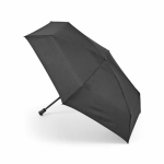 Guarda-chuva dobrável manual em pongee de plástico reciclado ø95 cor preto