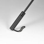 Guarda-chuva de golfe automático resistente em plástico reciclado ø135 cor preto vista de detalhe 