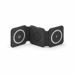 Carregador sem fios 3 em 1 USB-C e carregamento rápido magnético 15W cor preto segunda vista
