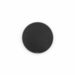 Carregador sem fios magnético em plástico reciclado USB-C e 15W cor preto vista frontal 