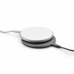 Carregador sem fios magnético em alumínio reciclado USB-C e 15W