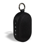 Coluna Bluetooth com bateria removível e resistência à água IPX5, 6W cor preto
