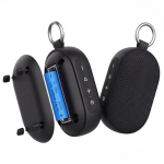 Coluna Bluetooth com bateria removível e resistência à água IPX5, 6W cor preto