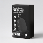 Coluna Bluetooth com bateria removível e resistência à água IPX5, 6W cor preto