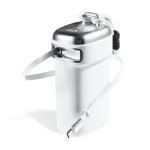 Powerbank com cabo retrátil e ecrã digital de 20.000 mAh cor branco