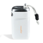Powerbank com cabo retrátil e ecrã digital de 20.000 mAh cor branco