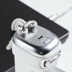 Powerbank com cabo retrátil e ecrã digital de 20.000 mAh