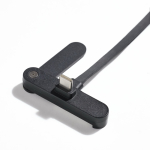 Cabo USB-C com suporte para smartphone e carregamento rápido 60W cor preto