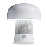 Coluna de estilo nórdico com luz ambiente tátil ajustável 8W cor branco