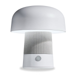 Coluna de estilo nórdico com luz ambiente tátil ajustável 8W cor branco
