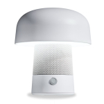 Coluna de estilo nórdico com luz ambiente tátil ajustável 8W cor branco
