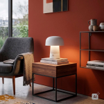 Coluna de estilo nórdico com luz ambiente tátil ajustável 8W cor branco