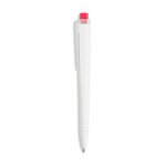 Caneta de plástico com design plano, NFC integrado e tinta preta cor vermelho