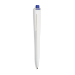 Caneta de plástico com design plano, NFC integrado e tinta preta cor azul-marinho