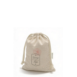 Saco pequeno em material ecológico com cordões a condizer 140 g/m²