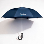 Guarda-chuva automático com varetas de fibra resistentes ao vento Ø120 cor azul-marinho