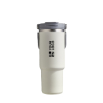 Copo térmico em aço inoxidável com palhinha rebatível e bocal 900ml
