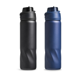 Garrafa térmica em aço inoxidável com tampa multifunções 600ml cor preto