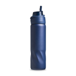 Garrafa térmica em aço inoxidável com tampa multifunções 600ml cor azul-marinho
